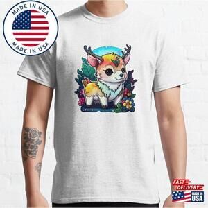 Watercolor Little Deer Classic T-Shirt Unisex
